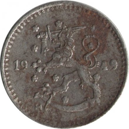 Финляндия 1 марка 1949 год