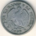 Чили 20 сентаво 1892 год