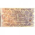 Литва 1 лит 1991 год - Литовские игры, Шауляй - UNC