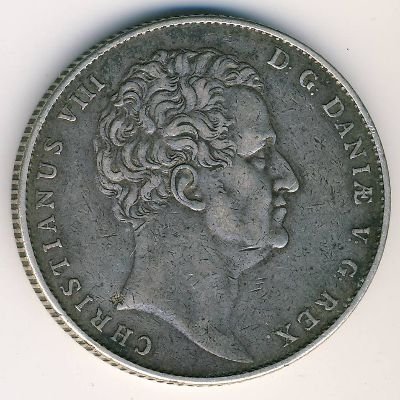 Дания 1 специдалер 1840 год