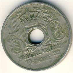 Монета Нидерландская Индия 5 центов 1922 год