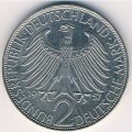 ФРГ 2 марки 1957 год