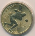 Австралия 5 долларов 2000 год - Олимпийские игры в Сиднее. Теннис