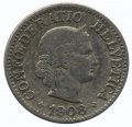 Швейцария 10 раппенов 1908 год