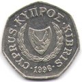 Кипр 50 центов 1996 год - Похищение Европы Зевсом