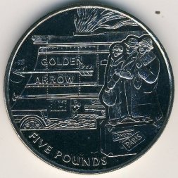 Джерси 5 фунтов 2004 год