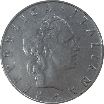 Италия 50 лир 1961 год