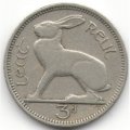 Ирландия 3 пенса 1942 год