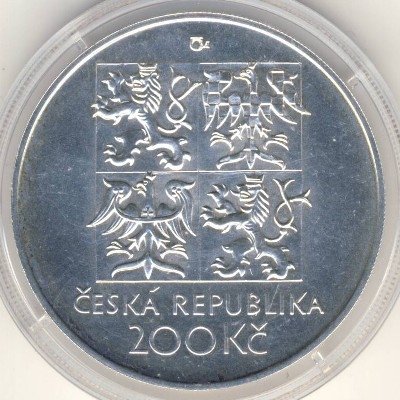 Чехия 200 крон 2000 год - Витезслав Незвал