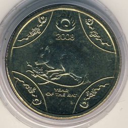 Австралия 1 доллар 2008 год
