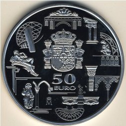 Испания 50 евро 2003 год
