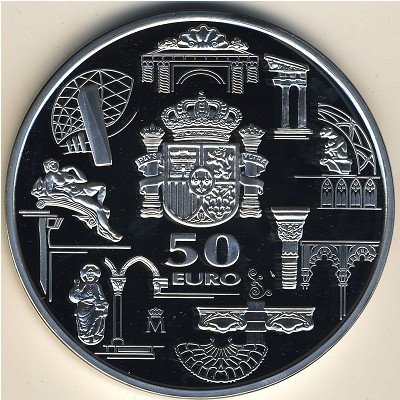 Испания 50 евро 2003 год