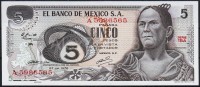 Мексика 5 песо 1972 год - Жозефа Ортис де Домингес. Вид на город Керетаро