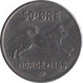 Норвегия 50 эре 1968 год
