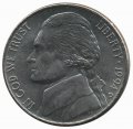 США 5 центов 1994 год - Томас Джефферсон (D)