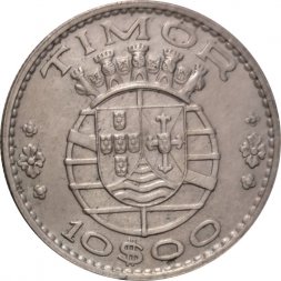 Тимор 10 эскудо 1970 год