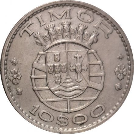 Тимор 10 эскудо 1970 год