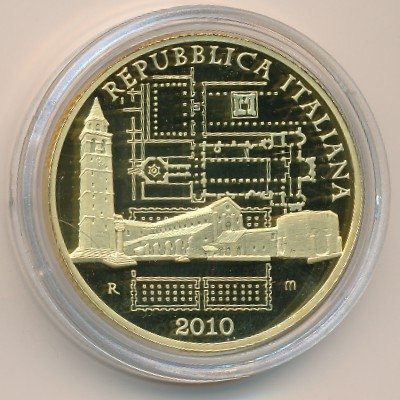 Италия 10 евро 2010 год - Искусство Италии. Аквилея