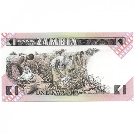 Замбия 1 квача 1980-1988 гг. - Кеннет Дэйвид Каунда. Орлан-крикун UNC