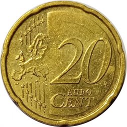 Германия 20 евроцентов 2010 год (G)