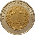 Турция 1 лира 2010 год - Кошка