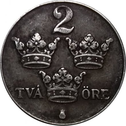 Швеция 2 эре 1943 год