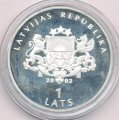 Латвия 1 лат 2002 год - Олимпиада 2004. Борьба