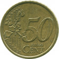 Финляндия 50 евроцентов 2001 год - Герб Финляндии