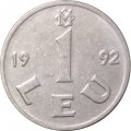 Молдавия 1 лей 1992 год