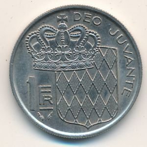 Монако 1 франк 1976 год