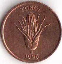 Тонга 1 сенити 1996 год