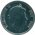 Фиджи 1 доллар 2009 год - Тропические рыбы - Голубой хирург