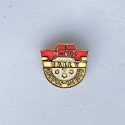 Значок. Ралли. Лондон-Мексика. М-412