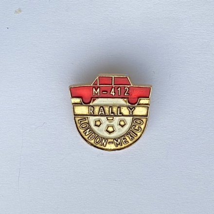 Значок. Ралли. Лондон-Мексика. М-412