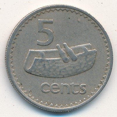 Фиджи 5 центов 1978 год