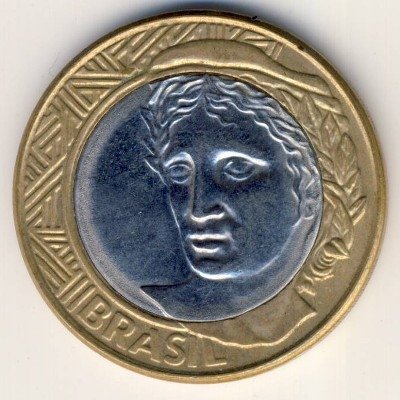 Бразилия 1 реал 2005 год