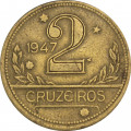 Бразилия 2 крузейро 1947 год