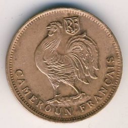 Камерун 50 сантимов 1943 год - CAMEROUN FRANCAIS