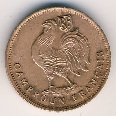 Камерун 50 сантимов 1943 год - CAMEROUN FRANCAIS