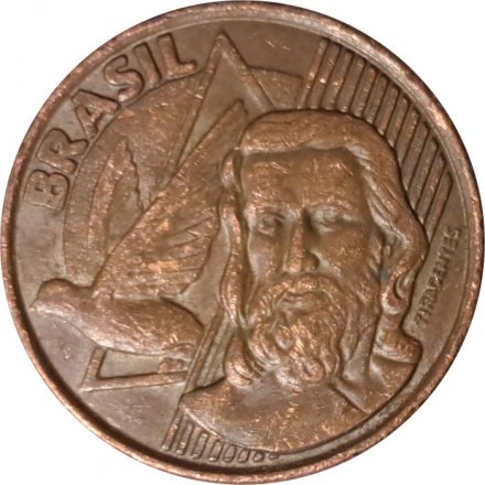 Бразилия 5 сентаво 2001 год