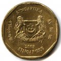 Сингапур 1 доллар 2008 год