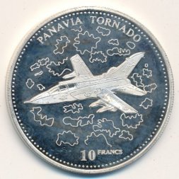 Конго 10 франков 2003 год