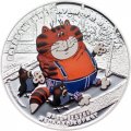 Острова Кука 5 долларов 2012 год - Мультфильм &quot;Возвращение блудного попугая&quot; Кот (Копия)