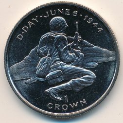 Остров Мэн 1 крона 1994 год