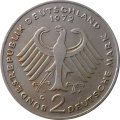 ФРГ 2 марки 1972 год - Теодор Хойс, 20 лет Федеративной Республике (1949-1969) (G)