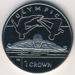 Остров Мэн 1 крона 2012 год