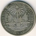 Гаити 50 сантимов 1882 год