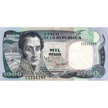 Колумбия 1000 песо 1995 год - UNC