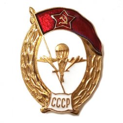 Знак СССР Военное училище ВДВ (самолеты) копия