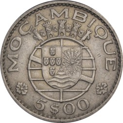 Мозамбик 5 эскудо 1973 год